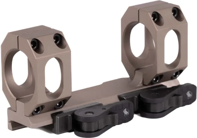 American Defense Manufacturing AD-RECON-SL 20 MOA Scope Mount Standard Lever Flat Dark Earth 34mm AD-RECON-SL-20MOA34STDFDE - Optic Mount - view 1