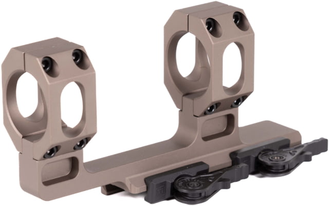 American Defense Manufacturing Dual Ring Scope Mount w/ 2in Offset and 193in Top of Rail to Centerline of Rings 40mm Rings Flat Dark Earth AD-RECON-H - Optic Mount - view 1