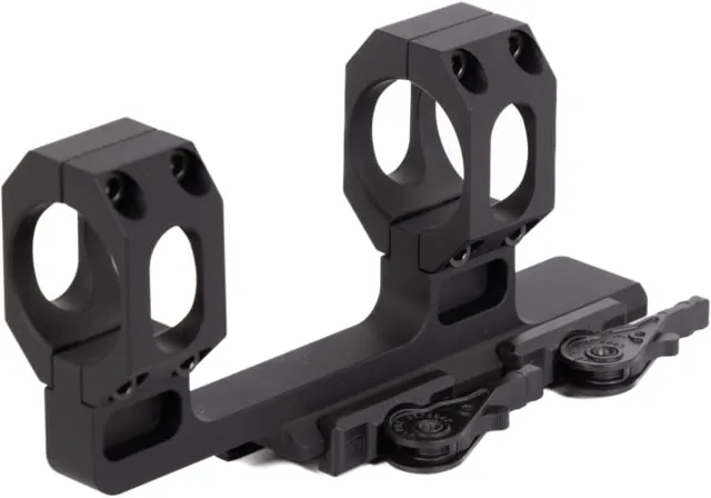 American Defense Manufacturing Dual Ring Scope Mount w/ 2in Offset and 193in Top of Rail to Centerline of Rings 34mm Rings Black AD-RECON-H 34 STD-TL - Optic Mount, vista 1