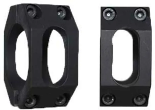 American Defense Manufacturing Recon Vertical Ring Sets 40mm Ring Size Black - Optic Mount - view 1
