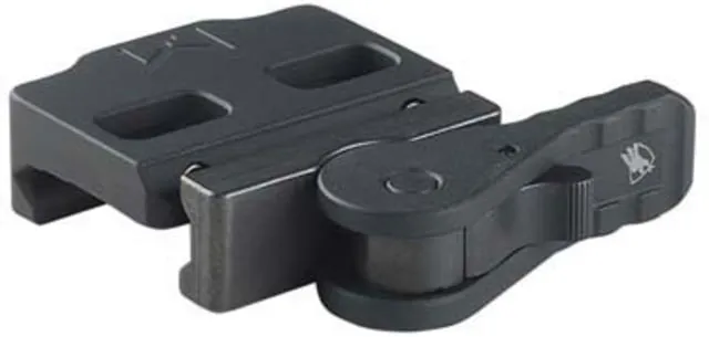American Defense Manufacturing Short Quick-Disconnect Mount w/ Standard Lever Assembly Black - Optic Mount - view 1