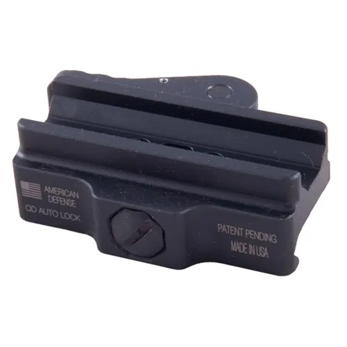 American Defense Med. QR Base Mount for Picatinny Fits ACOG/Aimpoint, Blk - AD-B2-STD - Optic Mount - view 1