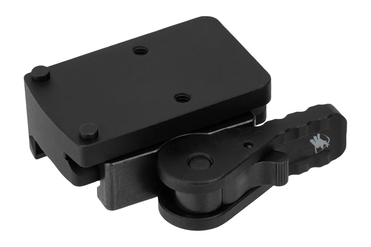American Defense Mount, fits Trijicon RMR, Left Hand Lever, Lighweight, Quick Release, Black - Optic Mount - view 2