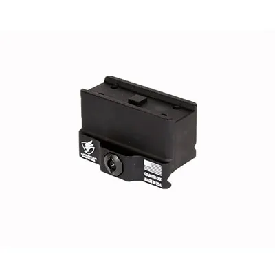 American Defense QR Mount Fits Aimpoint Micro T-1 Lower 1/3 Co-Witn, Black - AD-T1-11-STD - Optic Mount - view 1