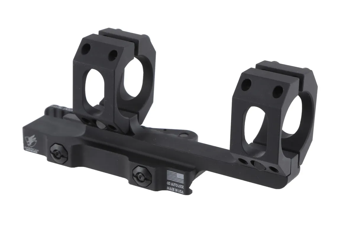 American Defense Recon 30mm Scope Mount - QD Auto Lock Lever - Black - Optic Mount - view 5