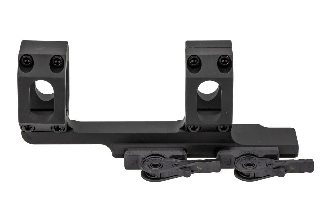 American Defense Recon Quick Detach 30mm Scope Mount - Titanium Lever - Black - Optic Mount - view 1