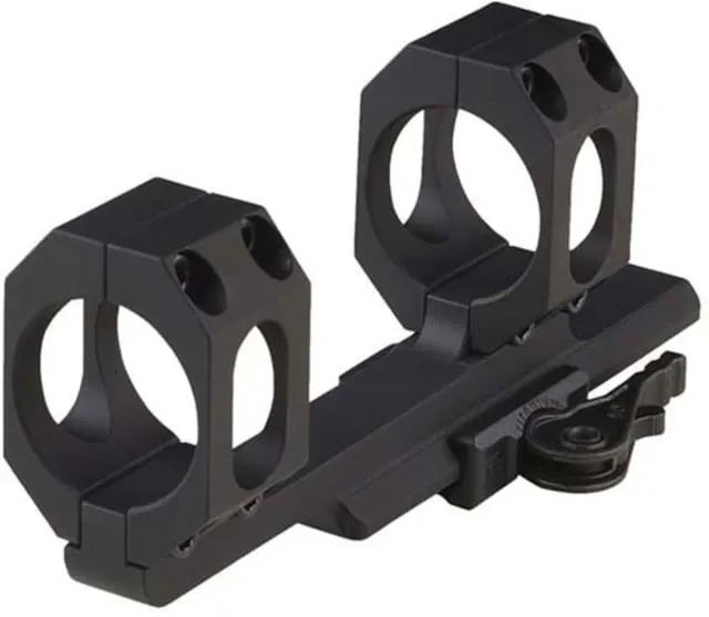 American Defense Single QR Picatinny Mount for 30mm Scope, Black - AD-SCOUT-S-30-STD - Optic Mount, vista 1