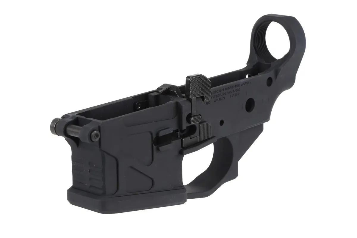 American Defense Uic Billet Ar-15 Lower Receiver - Ambidextrous - Lower Receiver for AR-15 - view 1