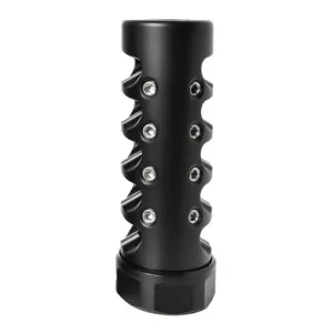 American Precision Arms Gen 4 Fat Bastard Self Timing Muzzle Brake 5/8x24 / 6.5mm / Nitrided G4F5865N - Muzzle Device for AR-15, vista 1