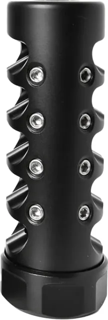 American Precision Arms Gen 4 Fat Bastard Self Timing Muzzle Brake 6mm 5/8x24 Nitrided - Muzzle Device for AR-15 - view 1