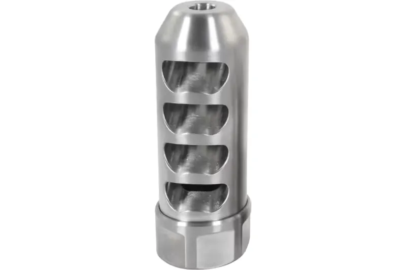 American Precision Arms Little Bastard Gen 2 Self Timing Muzzle Brake .308 or Smaller 5/8x24 Stainless - Muzzle Device for AR-15 - view 1