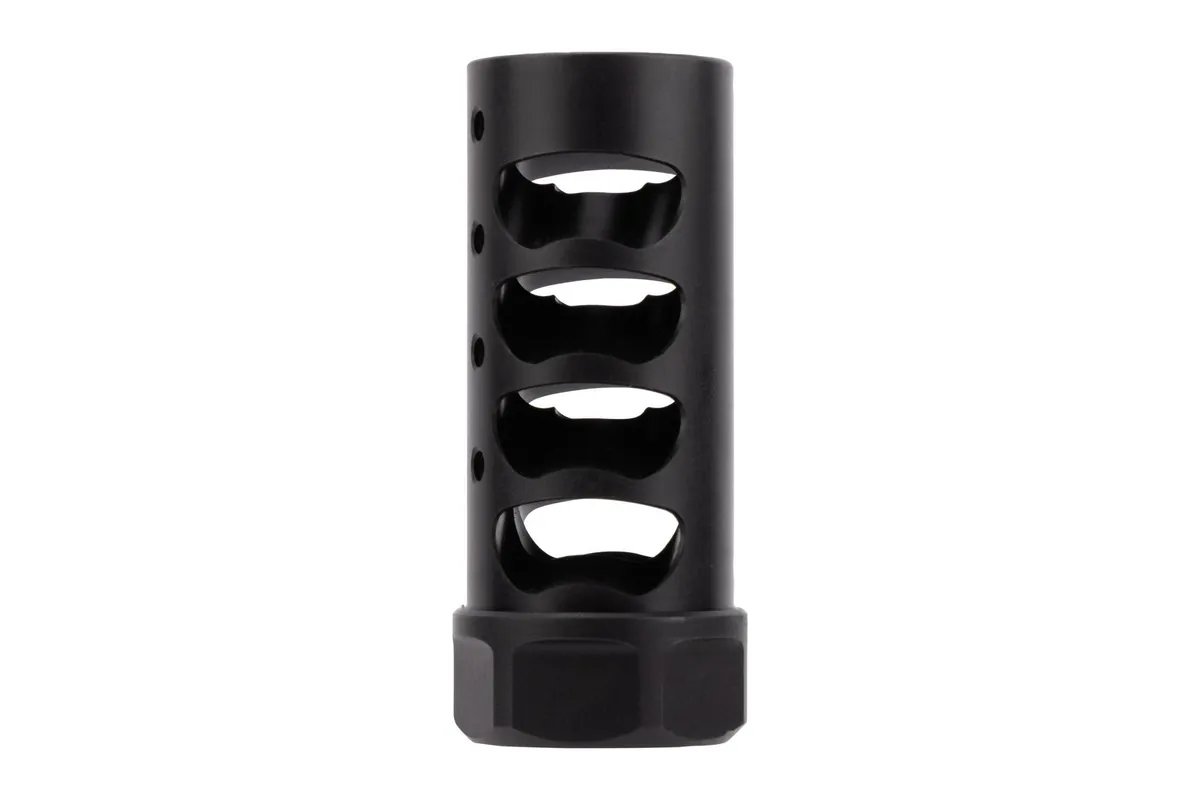 American Precision Arms Little Bastard Gen 3 Self Timing Muzzle Brake 5/8x24 - .30 - Nitride - Muzzle Device for AR-15 - view 2