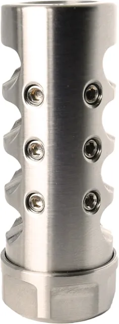 American Precision Arms Little Bastard Gen 3 Self Timing Muzzle Brake 5/8x24 - .30 - Stainless - Muzzle Device for AR-15 - view 3