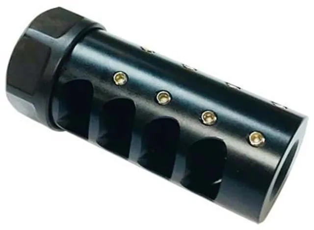 American Precision Arms Little Bastard Gen 3 Self Timing Muzzle Brake 6.5mm 18x1.5 Nitrided - Muzzle Device for AR-15 - view 1