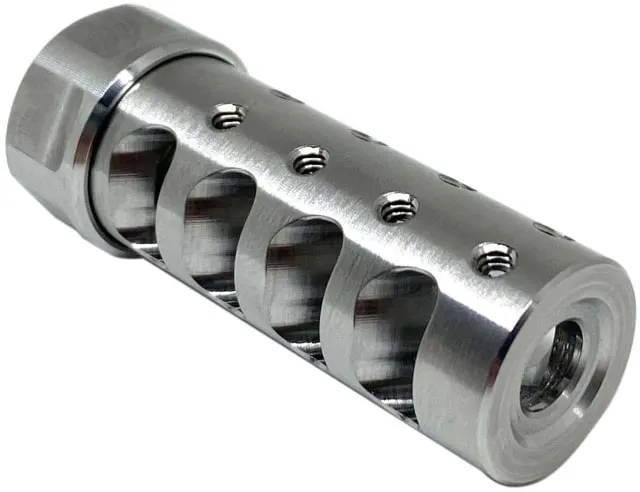 American Precision Arms the Answer Gen 3 Micro Bastard Brake 1/2x28 - .30 - Stainless - Muzzle Device for AR-15 - view 1