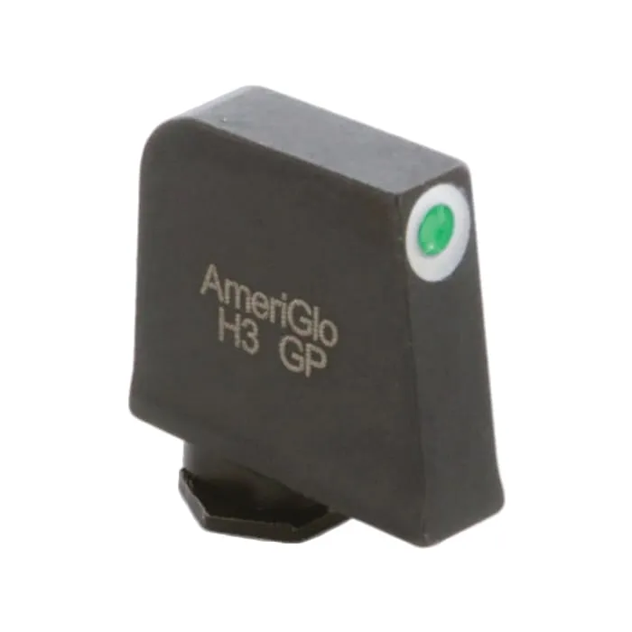 AmeriGlo Sight Set Front/Rear, Green/White/Green - GL-152 - Iron Sights for AR-15 - view 4
