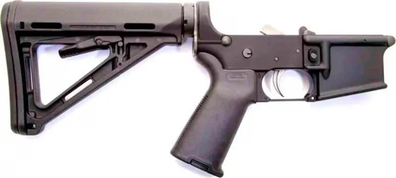 Anderson Manufacturing Anderson AR-15 Complete Lower Receiver with 6 position Magpul Stock and Pistol Grip - Lower Receiver for AR-15 - view 2
