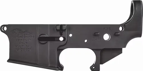 Anderson Manufacturing Anderson AR-15 Elite Stripped Lower Receiver, Anodized Black - Lower Receiver for AR-15 - view 1