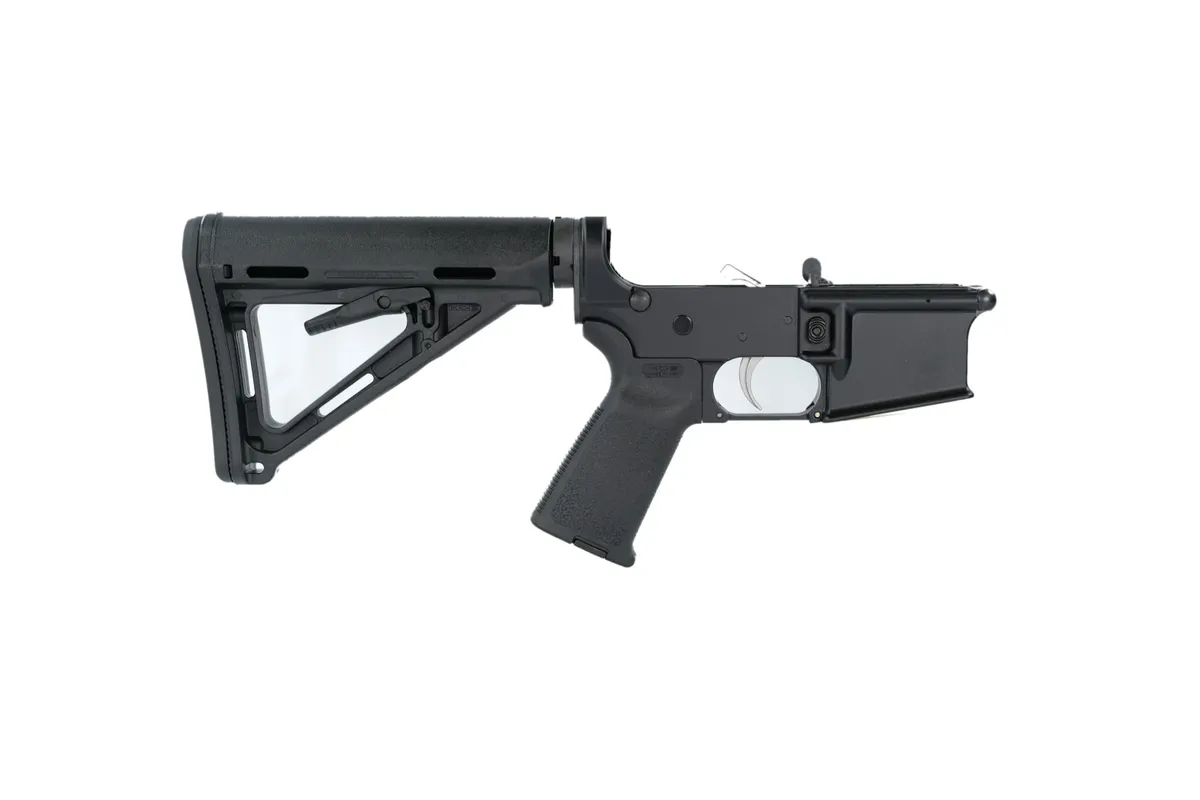 Anderson Manufacturing AM-15 Complete AR-15 Magpul MOE Lower Receiver - Black - Lower Receiver for AR-15 - view 1
