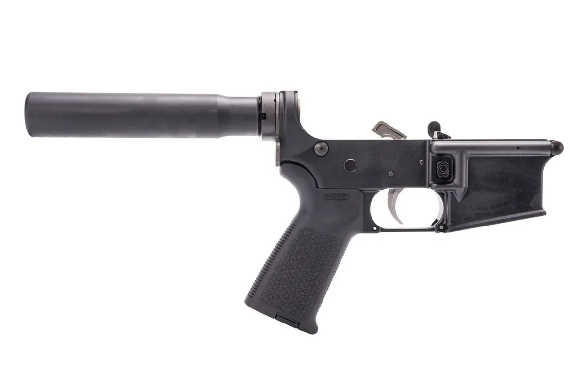 Anderson Manufacturing AM-15 Stripped Lower Receiver - closed - Raw - Lower Receiver for AR-15 - view 1