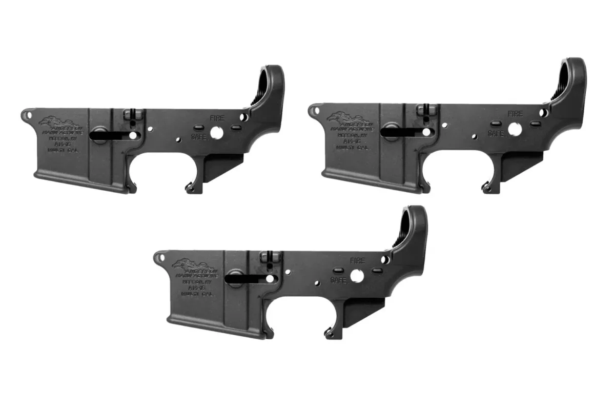Anderson Manufacturing AM-15 Stripped Lower Receiver – Open (3 Pack) - Lower Receiver for AR-15 - view 2