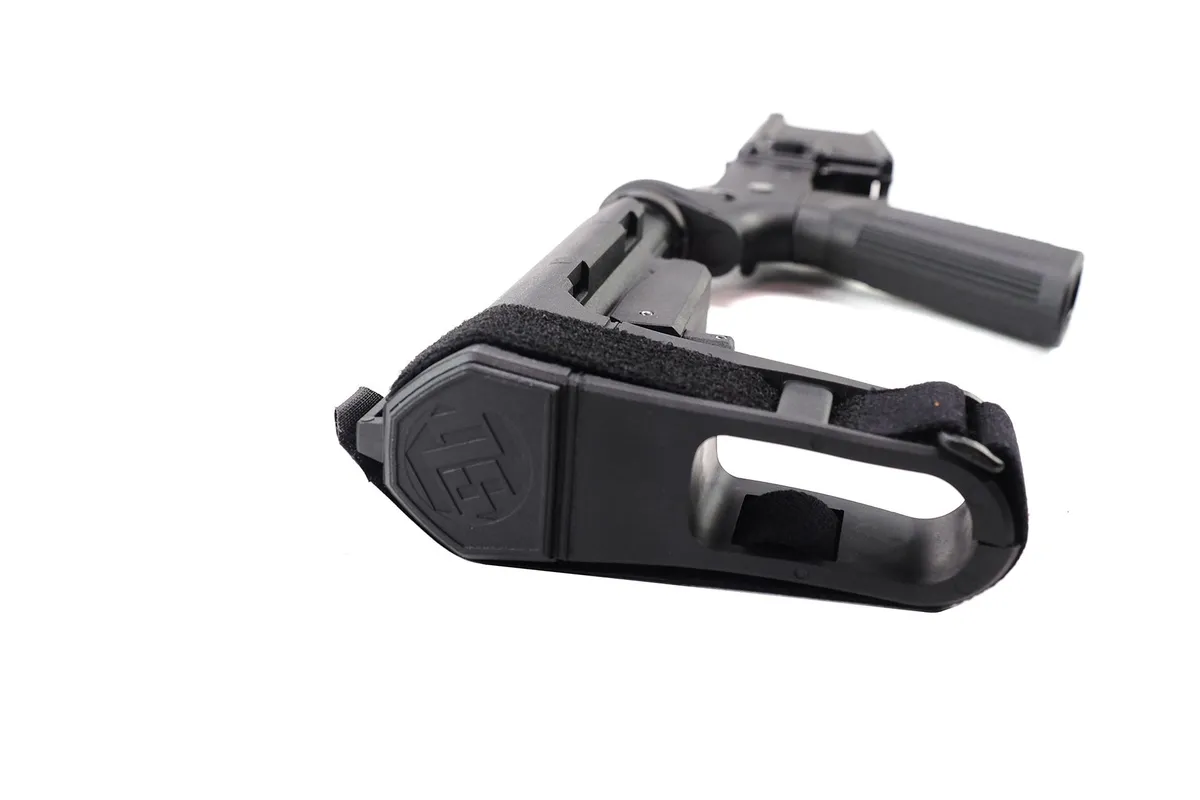 Anderson Manufacturing Anderson No Logo Complete Lower Receiver w/ SBA3 Brace - Lower Receiver for AR-15, vista 3