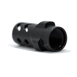 Angstadt Arms 1/2-36 3-Lug Muzzle Brake, 9mm, Black Nitride - AA093LDC36 - Muzzle Device for AR-15, vista 1