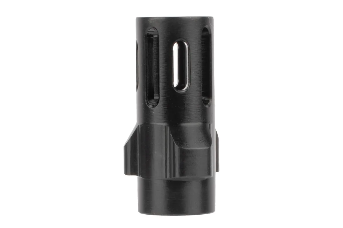 Angstadt Arms 3-Lug 9mm Flash Hider - 1/2x28 - Muzzle Device for AR-15 - view 2