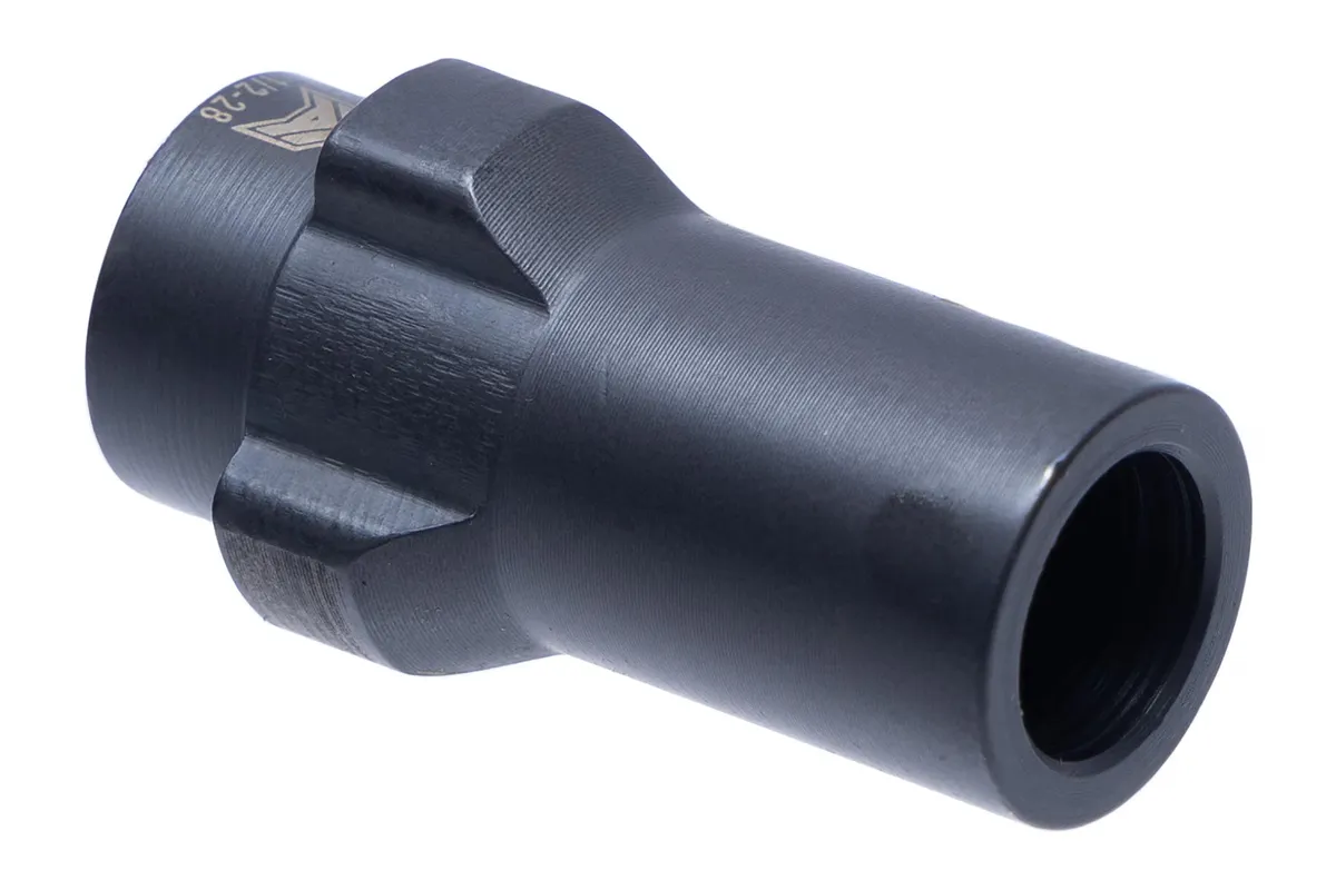 Angstadt Arms 9mm 3-Lug Adapter - 1/2x28 - Muzzle Device for AR-15, vista 1