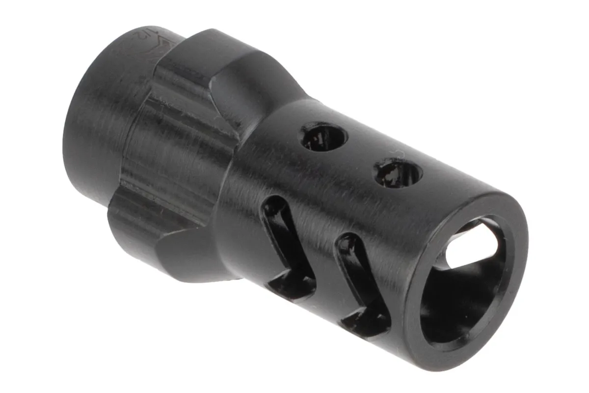 Angstadt Arms 9mm 3-Lug Muzzle Brake - 1/2x28 - Muzzle Device for AR-15 - view 1