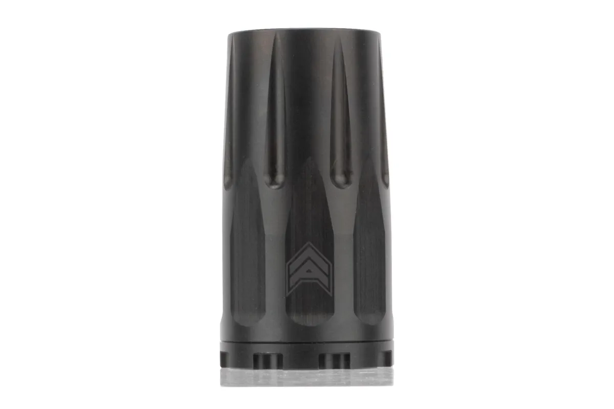 Angstadt Arms Blastwave 9mm Blast Diverter w/ 3 Lug Attachment, Black Nitride - AA093LBC01 - Muzzle Device for AR-15 - view 2