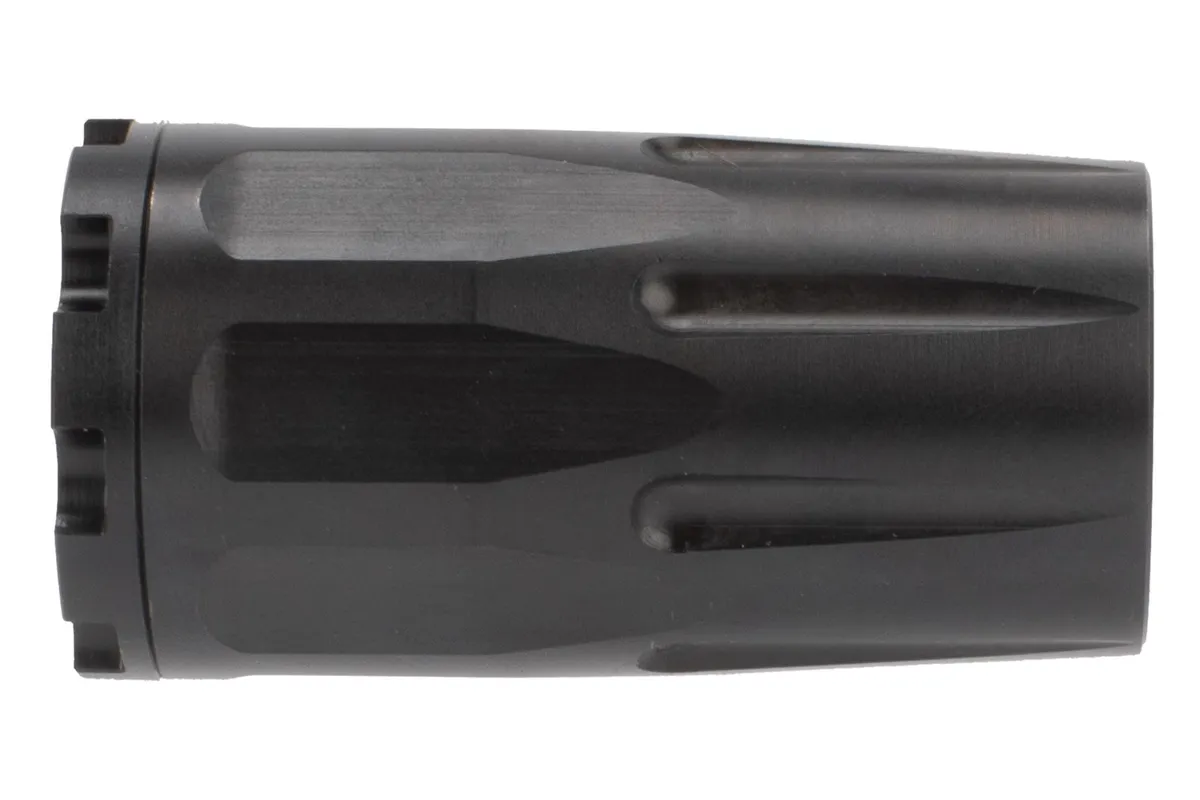 Angstadt Arms Blastwave 9mm Blast Diverter w/ 3 Lug Attachment, Black Nitride - AA093LBC01 - Muzzle Device for AR-15, vista 1