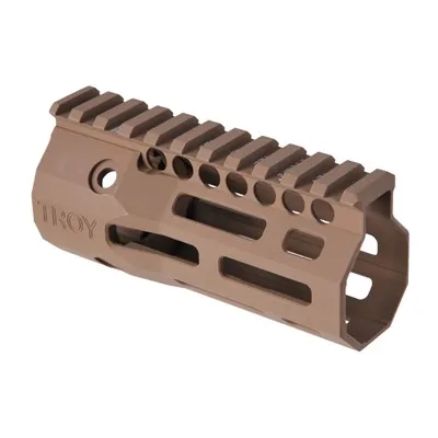 Troy Industries Ar-15 Special Ops Battlerails Low Profile M-Lok 9mm - 4.5 Special Ops Battlerail Low Profile M-Lok Fde - Handguard for AR-15 - view 1