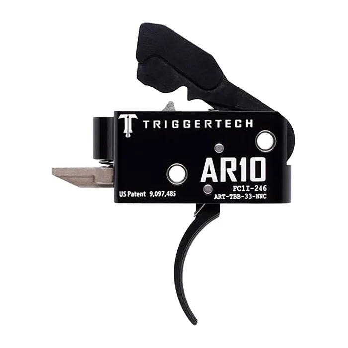 TriggerTech AR .308 Adaptable Trigger Black Curved Two-Stage - Trigger for AR-15 - view 1