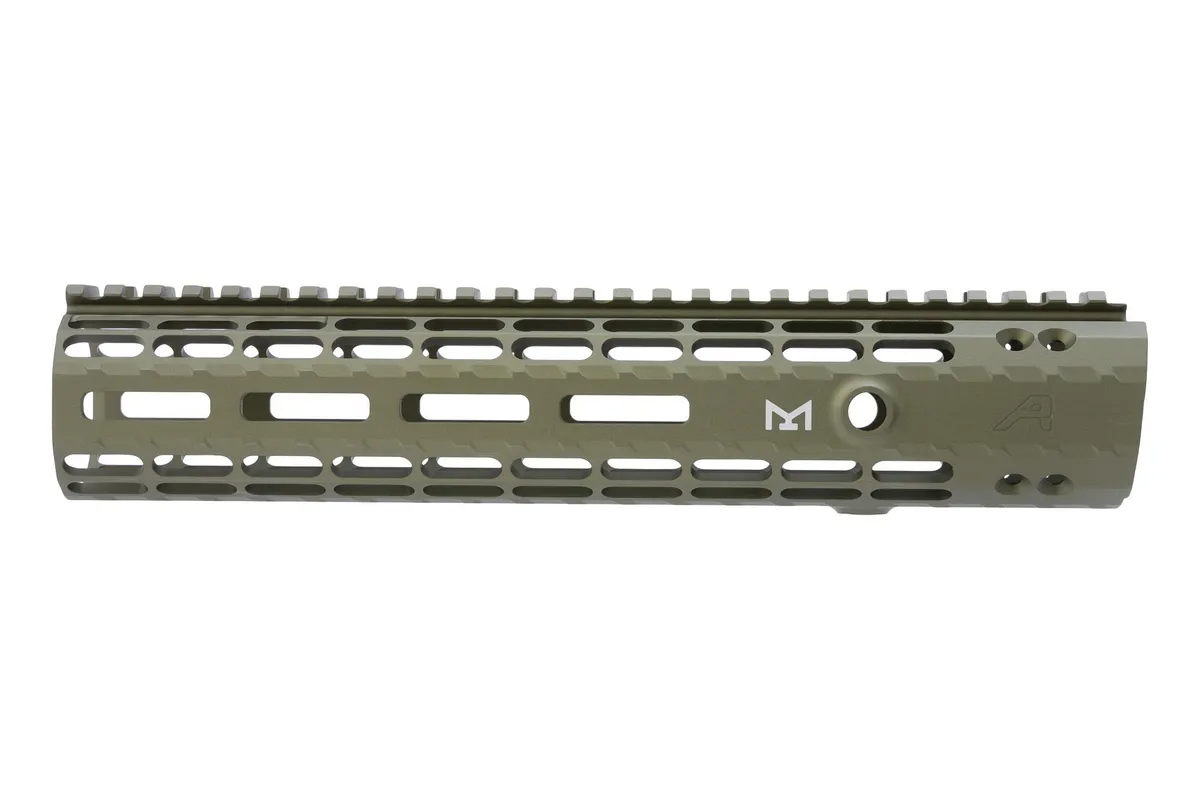 Aero Precision AR15 10.7" Enhanced M-LOK Handguard, Gen 2 - OD Green Anodized - Handguard for AR-15 - view 2