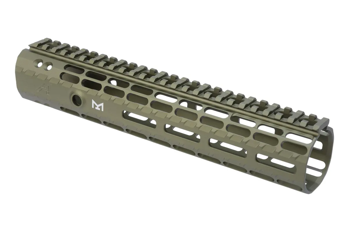 Aero Precision AR15 10.7" Enhanced M-LOK Handguard, Gen 2 - OD Green Anodized - Handguard for AR-15 - view 1
