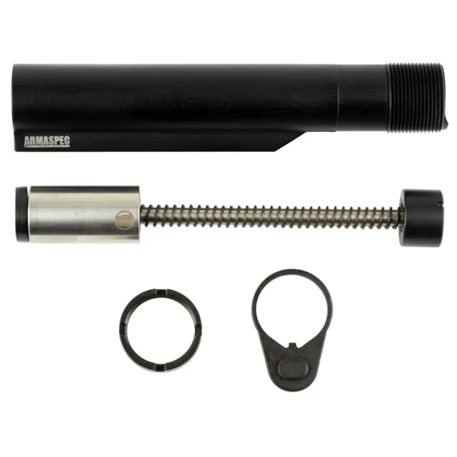 Armaspec AR10 Gen3 Sound Mitigation Buffer Kit SS/Black - Buffer for AR-15, vista 1