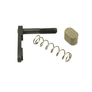 Armaspec ECB Slant Kit - Robust Slanted Control Buffer Kit for AR-15/AR-10 - ARM205-FDE - Magazine Release for AR-15, vista 1