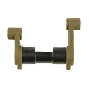 Armaspec Fulcrum 90-deg Full Throw Ambidextrous Safety Selector - Robust Safety Selector for Tactical Use - ARM211-FDE - Safety for AR-15, vista 1