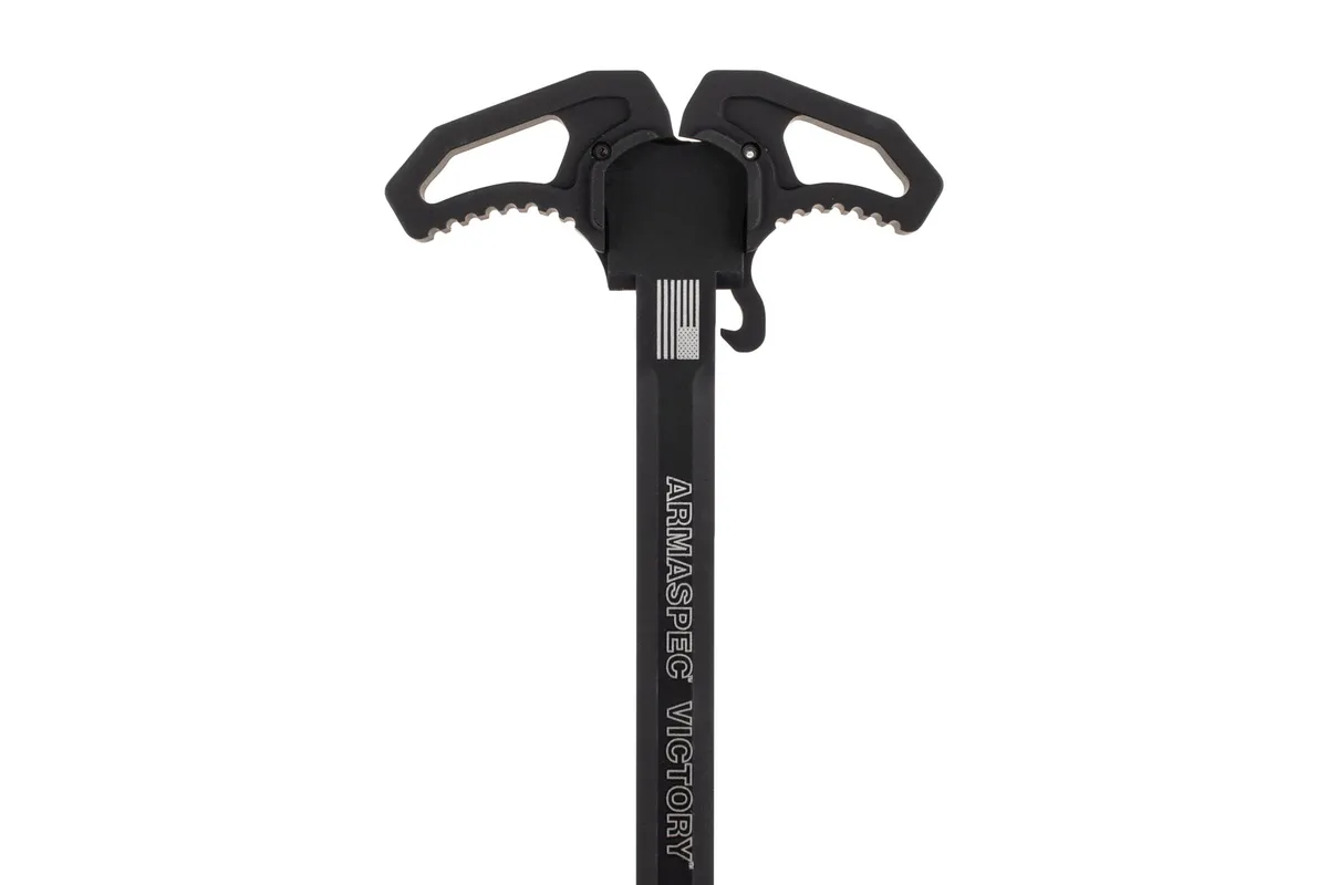 Armaspec Victory, AR-10 Charging Handle, Ambidextrous, Black - Charging Handle for AR-15, vista 3