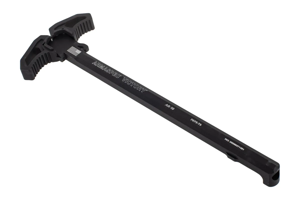 Armaspec Victory, AR-10 Charging Handle, Ambidextrous, Black - Charging Handle for AR-15, vista 1