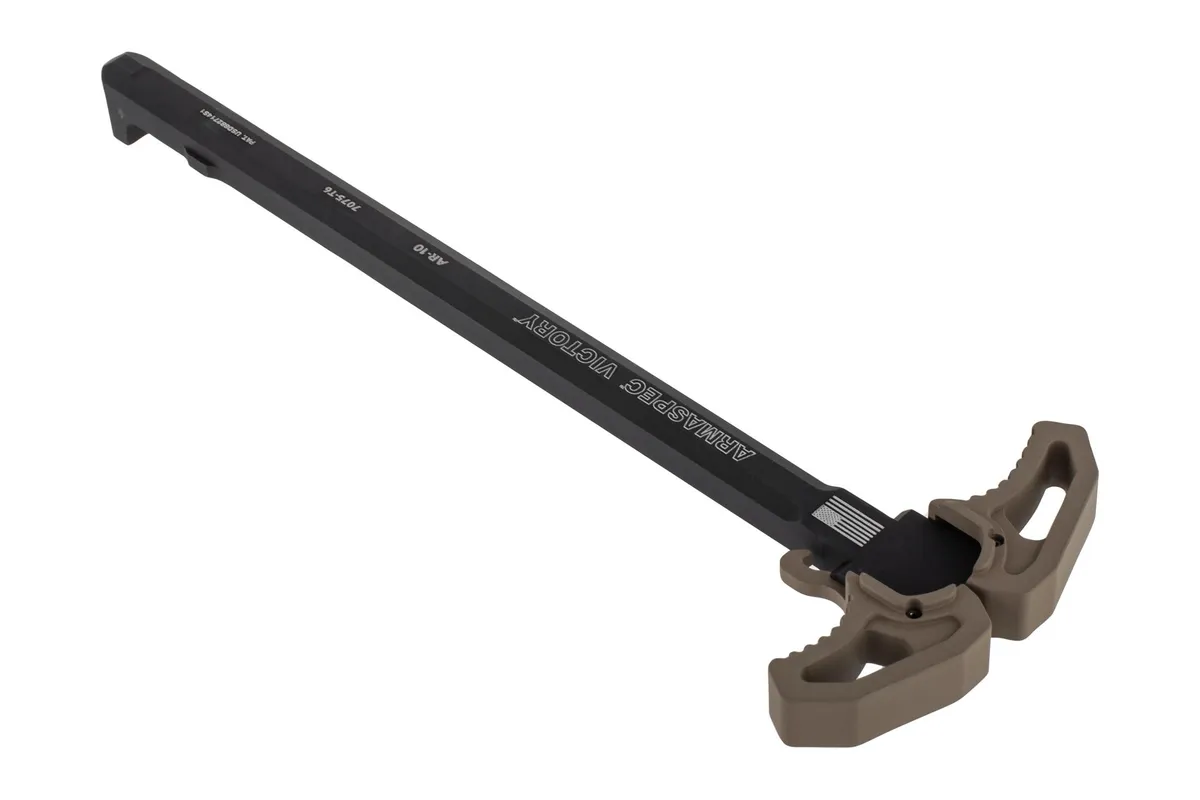 Armaspec Victory, AR-10 Charging Handle, Ambidextrous, Flat Dark Earth - Charging Handle for AR-15, vista 2