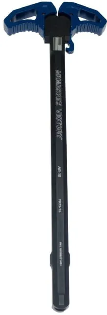 Armaspec Victory AR10 Compact Charging Handle Blue - Charging Handle for AR-15 - view 1