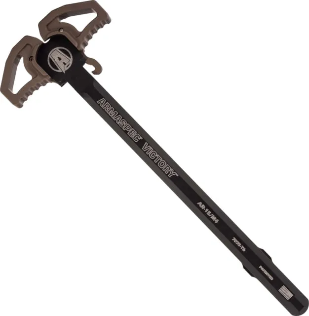Armaspec Victory Compact Charging Handle, Black - Efficient and Ergonomic Charging Handle - ARM163-BLK - Charging Handle for AR-15, vista 5
