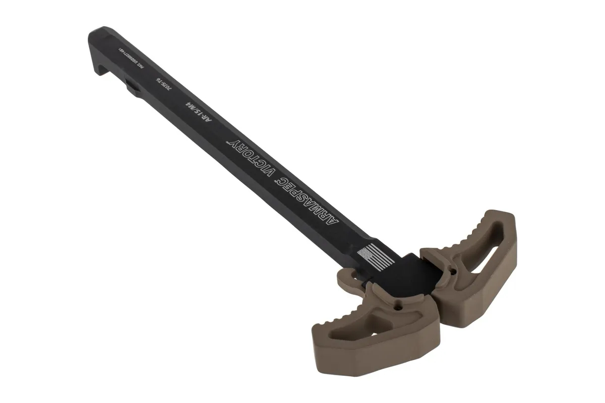 Armaspec Victory, Flat Dark Earth - Charging Handle for AR-15, vista 2