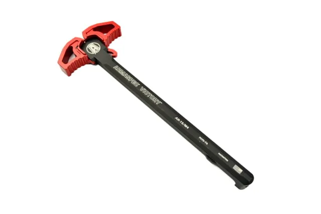 Armaspec Victory, Red - ARM161RED - Charging Handle for AR-15, vista 2