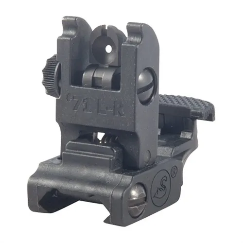 A.r.m.s.,inc Ar-15 Flip-Up Adjustable Low Profile Rear Sight Black - Rear Sight for AR-15 - view 2
