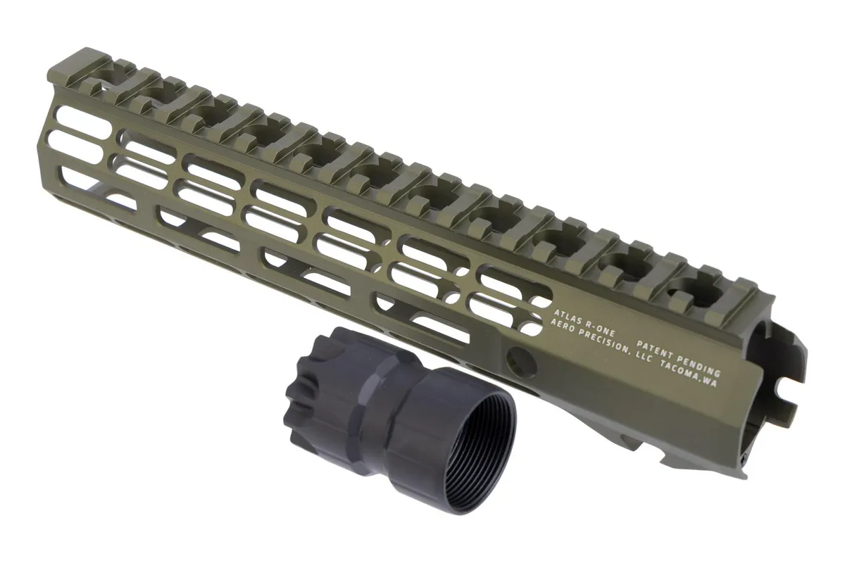 Aero Precision ATLAS R-ONE 9.3" Handguard MLOK Free Float for AR15 ODG Ano - Handguard for AR-15, vista 3