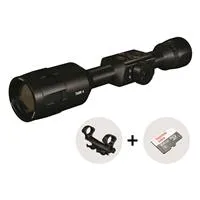ATN ThOR 4 (640x480) 2.5-25x Smart HD Thermal Rifle Scope with Dual Ring Cantilever Mount & SD Card - Rifle Scope, vista 1
