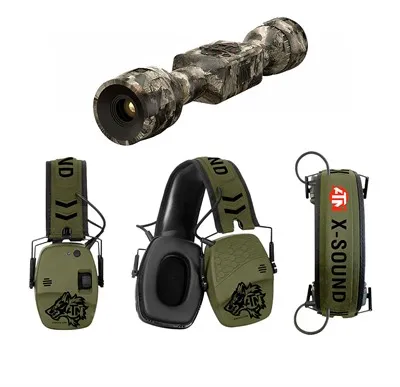 ATN Thor Lt Thermal Rifle Scopes - 4-8x Thor-Lt Thermal Scope Mossy Oak With X-Sound Muffs - Rifle Scope - view 1